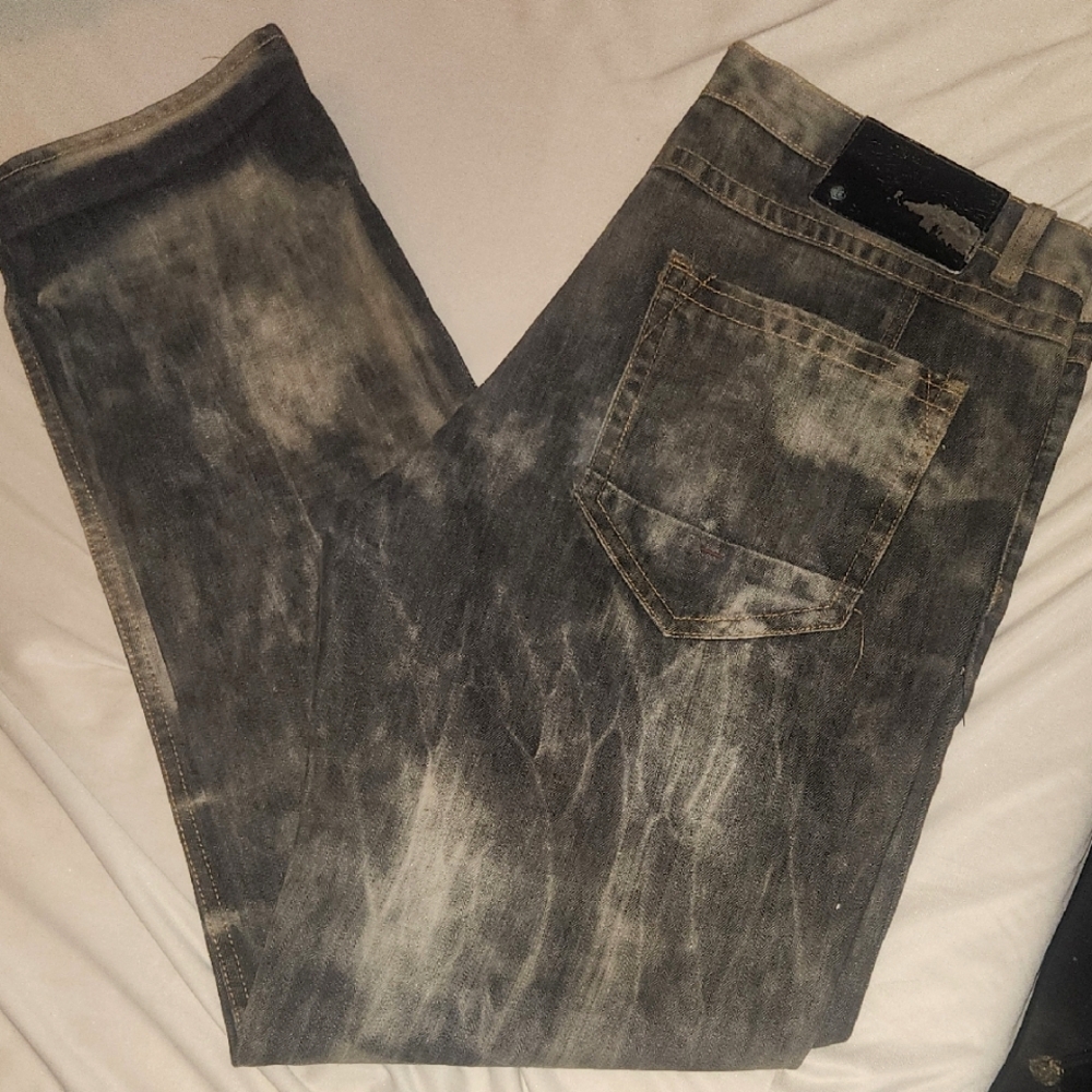 Heritage By America Stylish Black and Gray Men’s Size40 Jeans